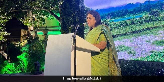 Swachh India NDTV : Time to Act: Union Minister Meenakshi Lekhi Calls For Immediate Action on Climate Change